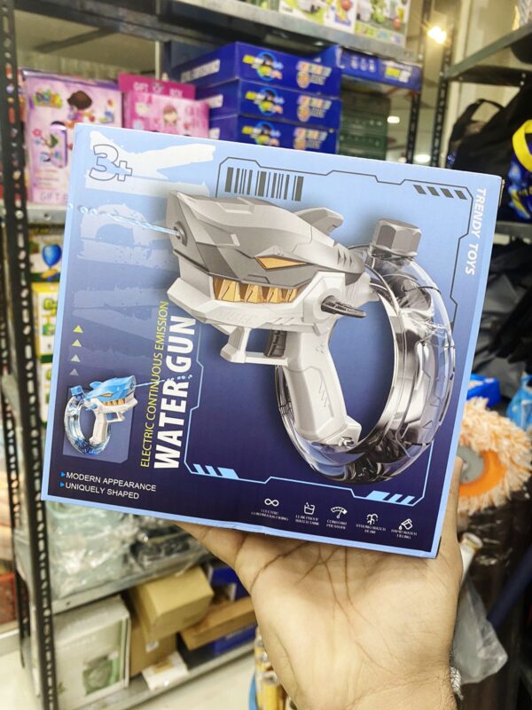 rechargeable electric shark water gun toy for fun - Image 9