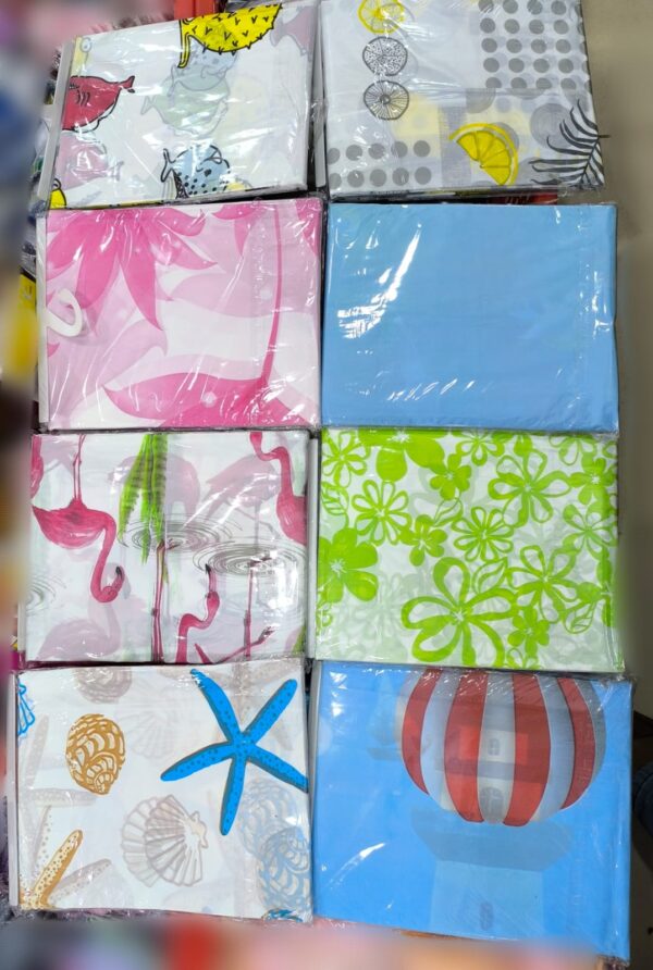 bathroom shower curtain ,modern waterproof with 12 hooks(random ) - Image 2
