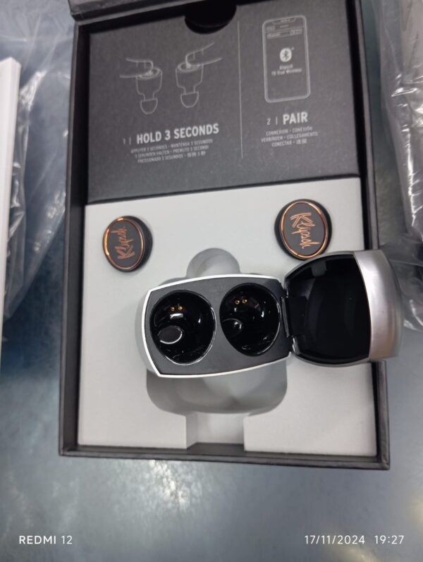 klipsch t5 true wireless earphones with charging case bluetooth earphones ,earbuds  (silver color body ) - Image 10