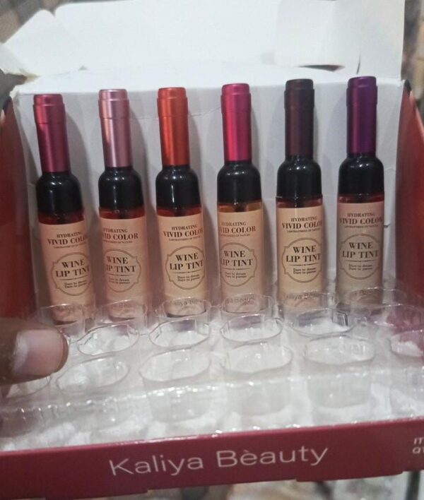 multi wine lip set | lip tint set 6 | - Image 2