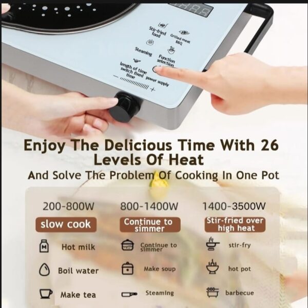 gropa multifunctional electric stove electric stove 3500w model infrared cooker capable for every pot(random color) - Image 9