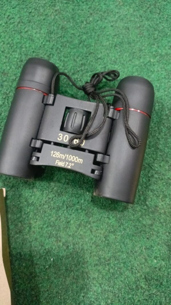 30x60 compact folding binoculars, folding telescope with clean cloth and carry case for kids, adults, outdoor, travel, birding, birdwatching, hiking, sightseeing - Image 4