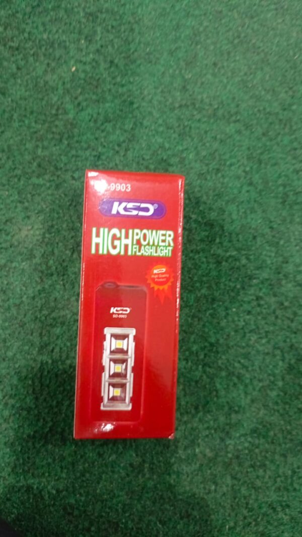ksd high power flashlight emergency light sd 9903 (random color) - Image 2