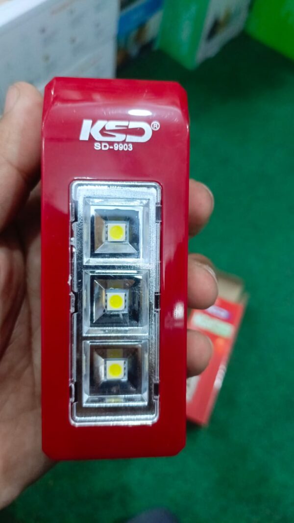 ksd high power flashlight emergency light sd 9903 (random color) - Image 5