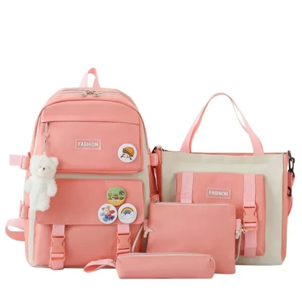 4-piece school bag set: stylish & practical new arrival 2024 - Image 4