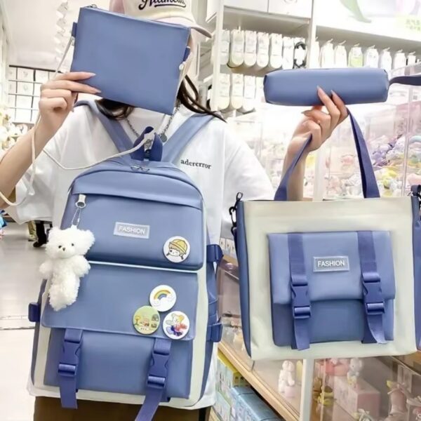 4-piece school bag set: stylish & practical new arrival 2024 - Image 9