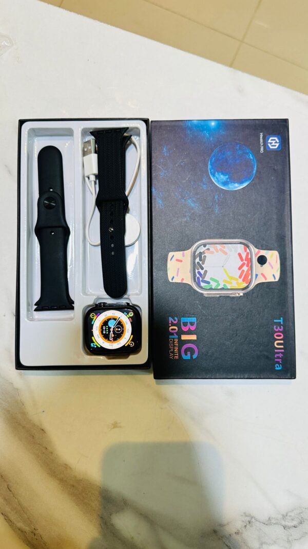 t30 ultra watch series 9 smart watch (black) - Image 4