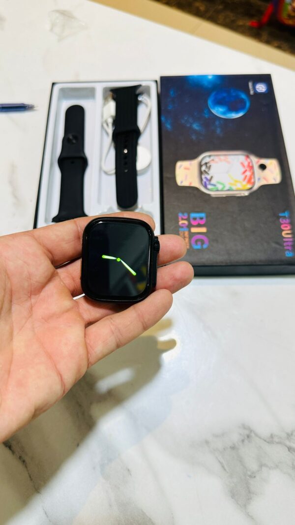 t30 ultra watch series 9 smart watch (black) - Image 9