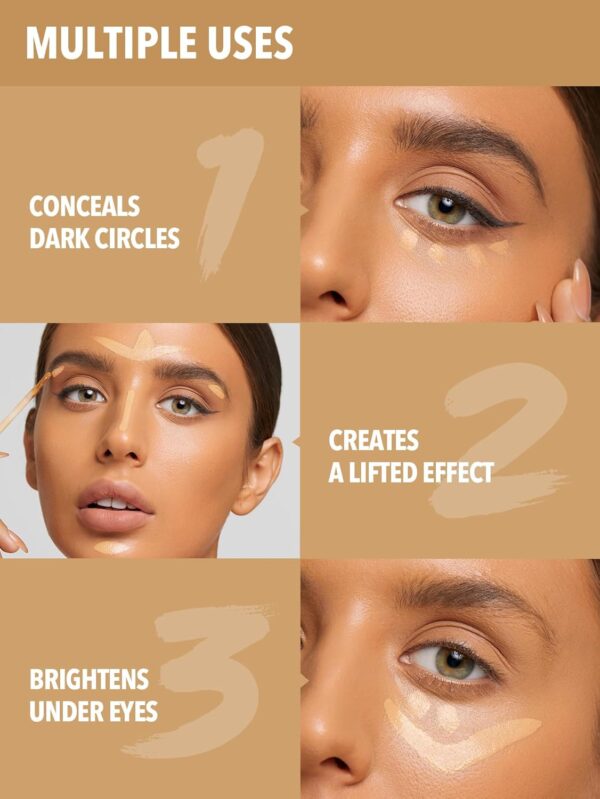 (pack of 1) sheglam full coverage creamy concealer (random shade ) - Image 4