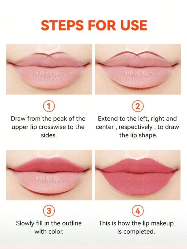 hudamoji ultra matte finish lip gloss and lip liner lip contour set - Image 3