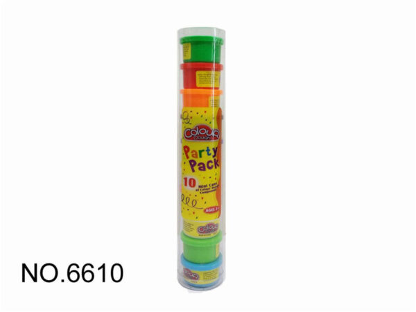 (pack of 10 ) color dough multicolor modelling clay kit for kids - Image 2