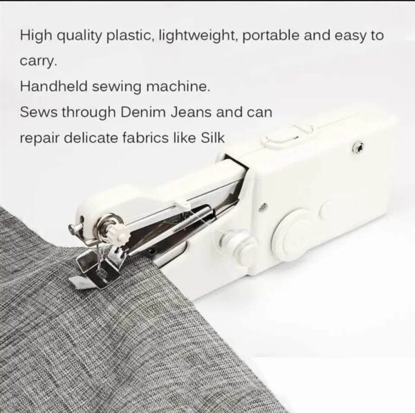 portable mini sewing machine  sewing handy stitching machine handheld home mini automatic sewing machine portable small mending clothes - Image 4