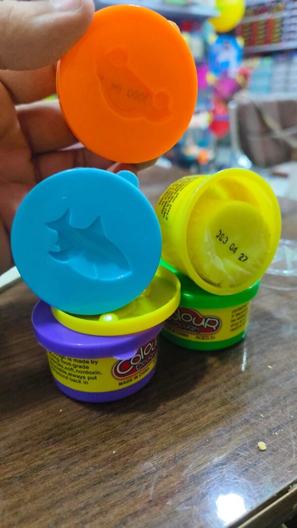(pack of 10 ) color dough multicolor modelling clay kit for kids - Image 6