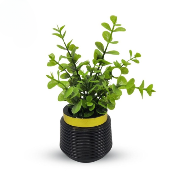 artificial eucalyptus planter  tree decoration piece / elevate your home’s elegance with stunning artificial flowers. - Image 6