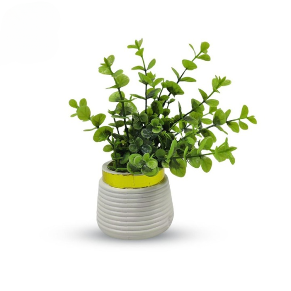 artificial eucalyptus planter  tree decoration piece / elevate your home’s elegance with stunning artificial flowers. - Image 5