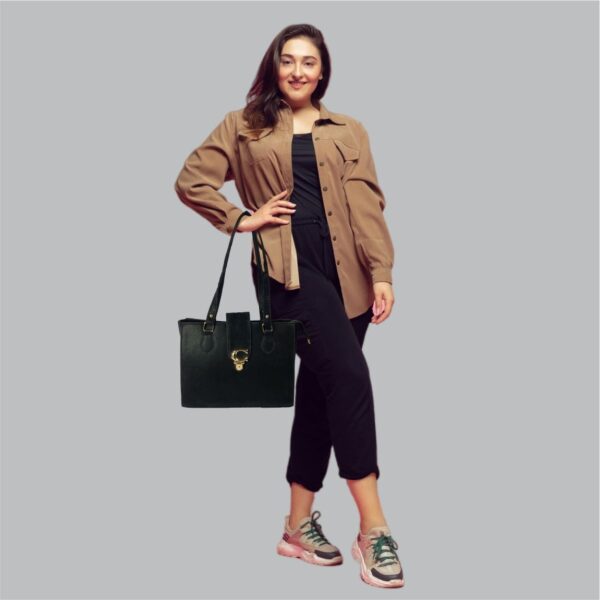 shoulder bag with 2 handles / handbags for girls, women, ladies, tote bag, purse and shoulder bag - Image 19