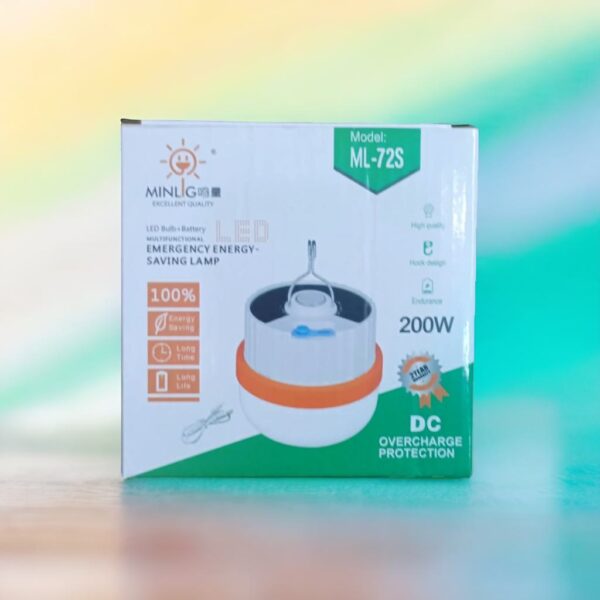multifunctional led bulb+battery emergency energy-saving lamp 200w(ml-72s)