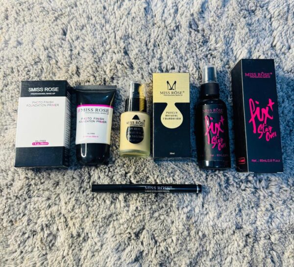 4 in 1 makeup deal  primer,fixer, marker liner  and many more for girls