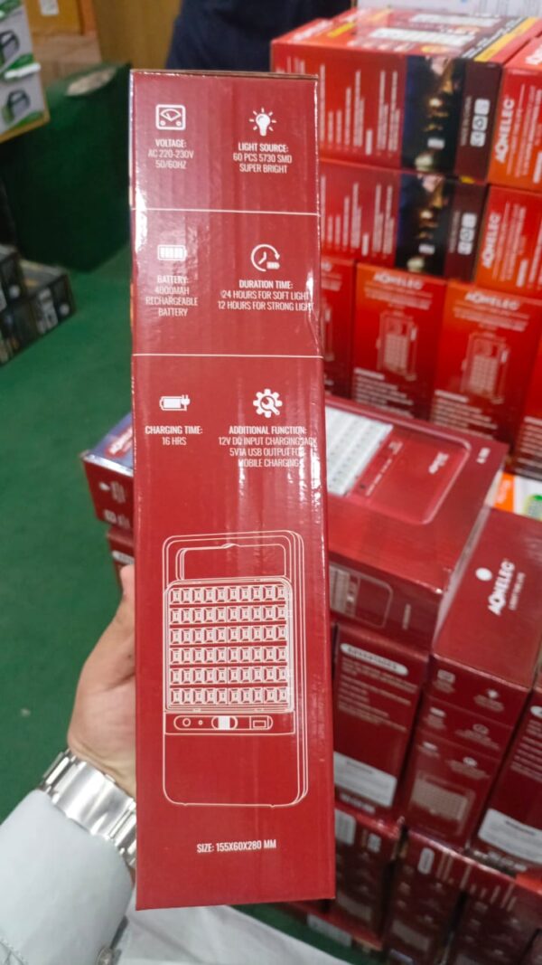 aonelec rechargeable emergency light(al-7060) - Image 3