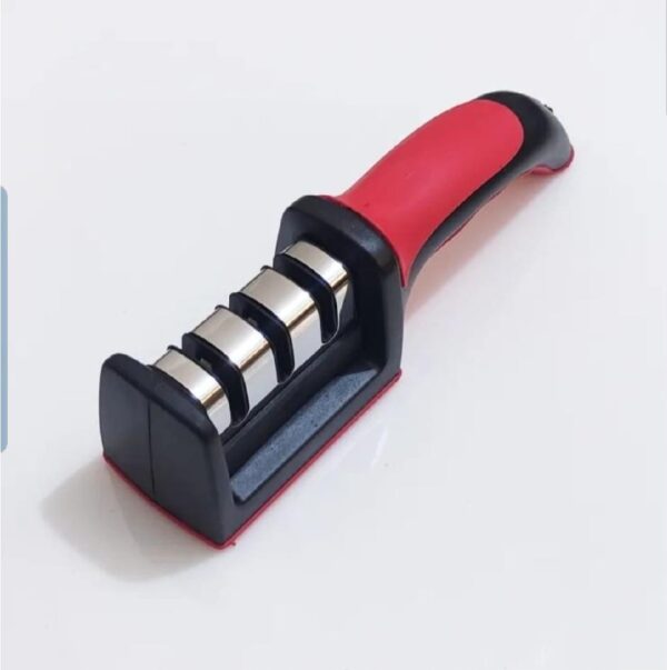 3 in 1 manual knife sharpening kitchen accessories manual stainless steel 3 stage kitchen handheld knife sharpener