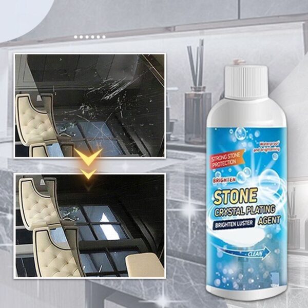 stone crystal plating agent stonework polishing and coating agent marble tile anti-corrosion incremental crystal stone stain remover with box 100ml - Image 13