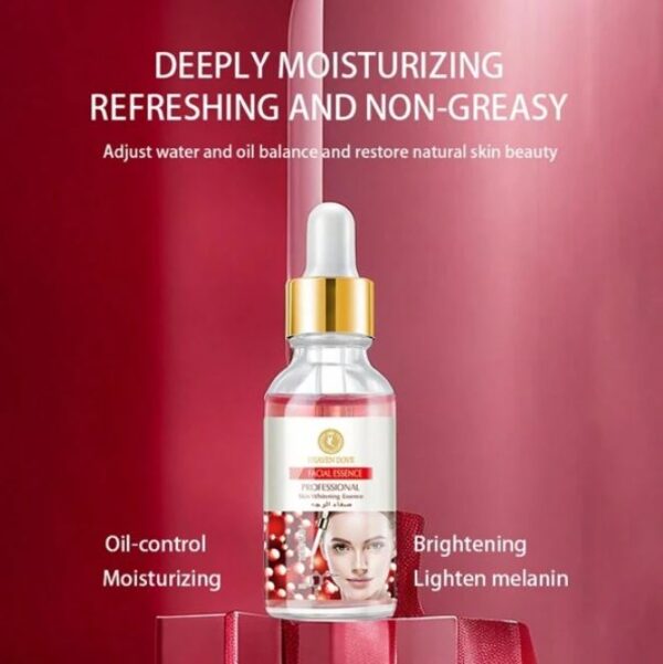 heaven dove keratin facial essence serum moisturizing brightening special skin care – 30 ml - Image 2