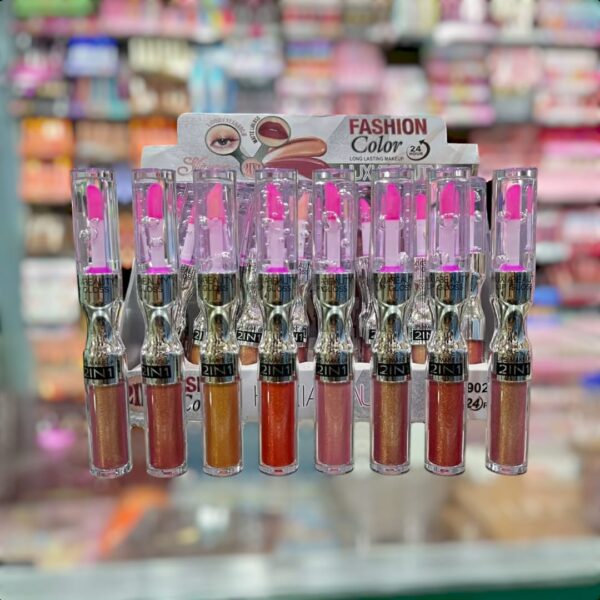 2 in 1 hydrating lipgloss + lip oil(random color)