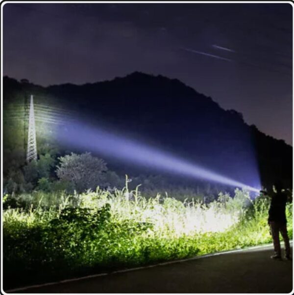 self defense flashlight strong light charging outdoor super bright - Image 5