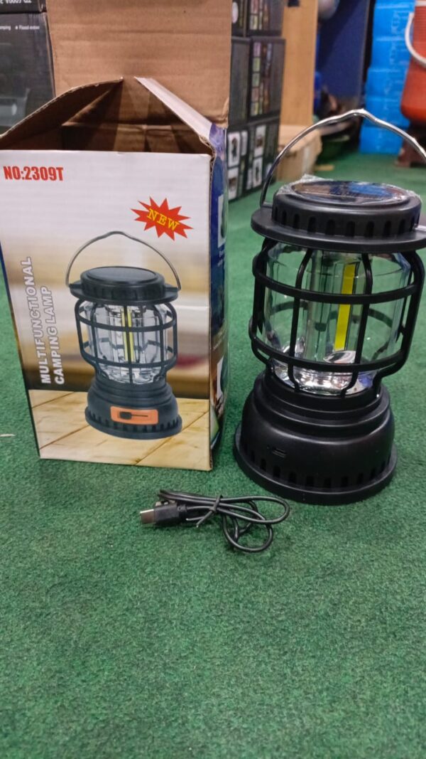 handle led camping lantern rechargeable tent lamp solar powered camping lamp for outdoor(random color) - Image 4