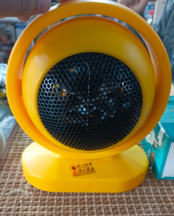 mini electric heaters warmer wind portable 380w heating intelligent air fan heater desktop blower (random color) - Image 10