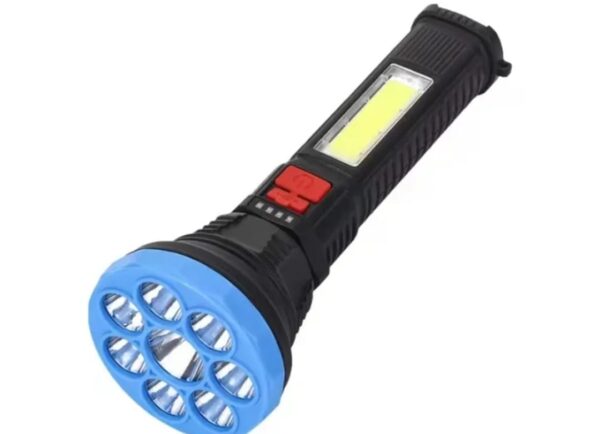 jx-1106c high brightness flashlight usb charging w/ cord portable lamp (random color) - Image 3