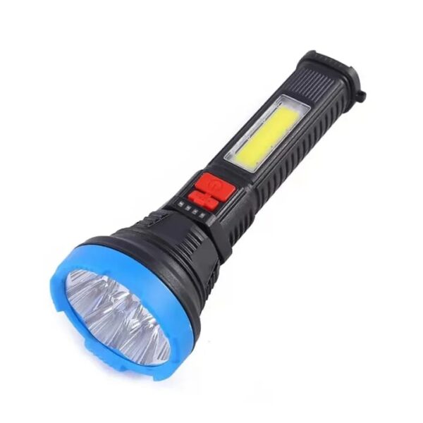 jx-1106c high brightness flashlight usb charging w/ cord portable lamp (random color) - Image 7