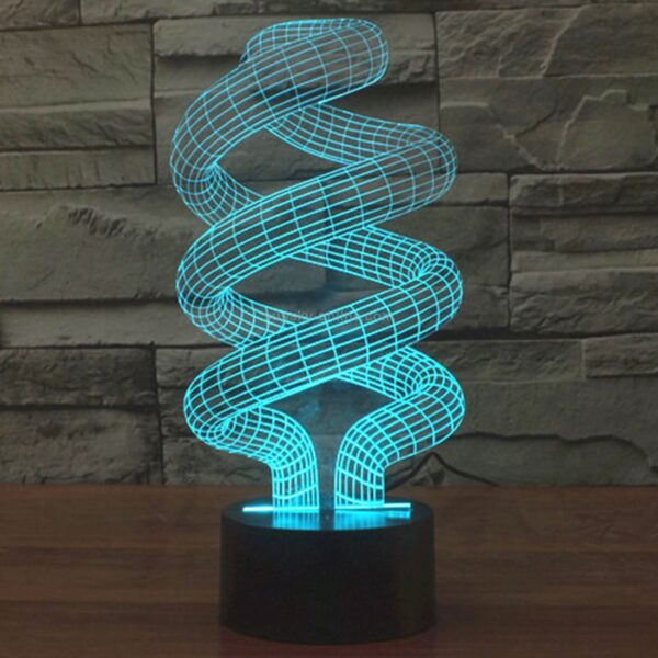 3d amazing optical illusion led light night table lamp - Image 6