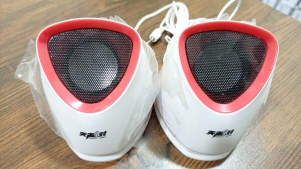 (pair) 2.0 multimedia speaker  dynamic listening with 2.0 channal speaker style - Image 3