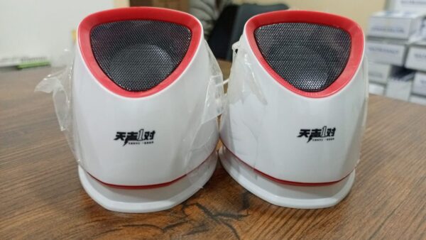 (pair) 2.0 multimedia speaker  dynamic listening with 2.0 channal speaker style - Image 4