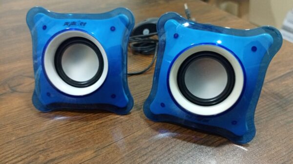 (pair)  t12 mini multimedia 2.0 speakers music stereo for computer desktop pc laptop   party portable loudspeaker (random color) - Image 4