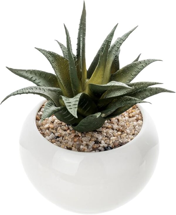 mini plant artificial flowers decoration | artificial plants ball for home (1 pc round shape) - Image 5