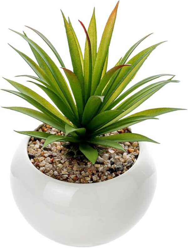 mini plant artificial flowers decoration | artificial plants ball for home (1 pc round shape) - Image 6