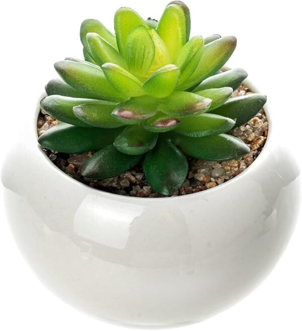 mini plant artificial flowers decoration | artificial plants ball for home (1 pc round shape) - Image 7