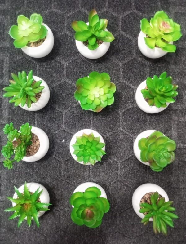 mini plant artificial flowers decoration | artificial plants ball for home (1 pc round shape) - Image 8