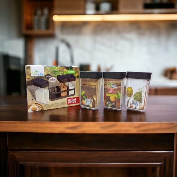 spice masala plastic storage box and herbs ( pack of 3) - Image 3