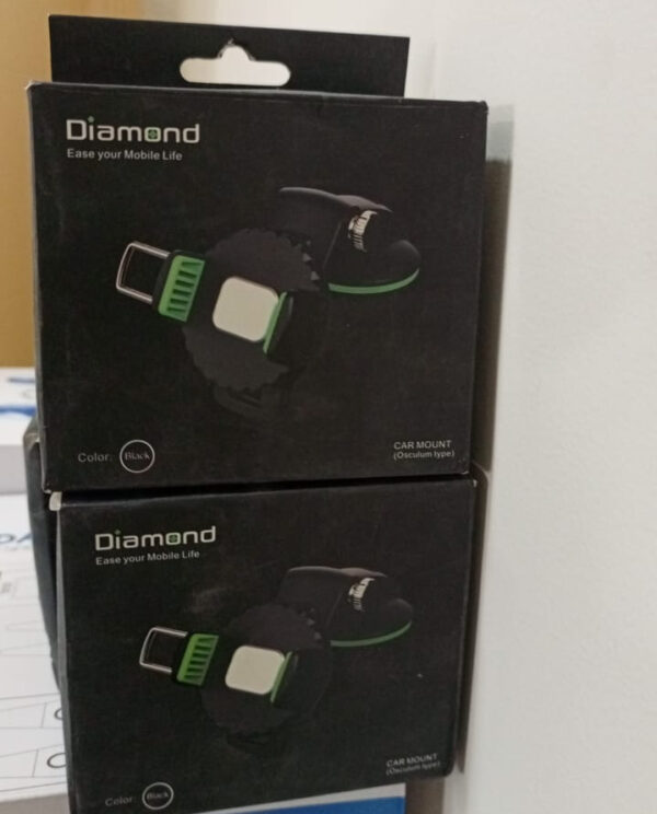 diamond 360 rotating adjustable car mobile holder stand - Image 2