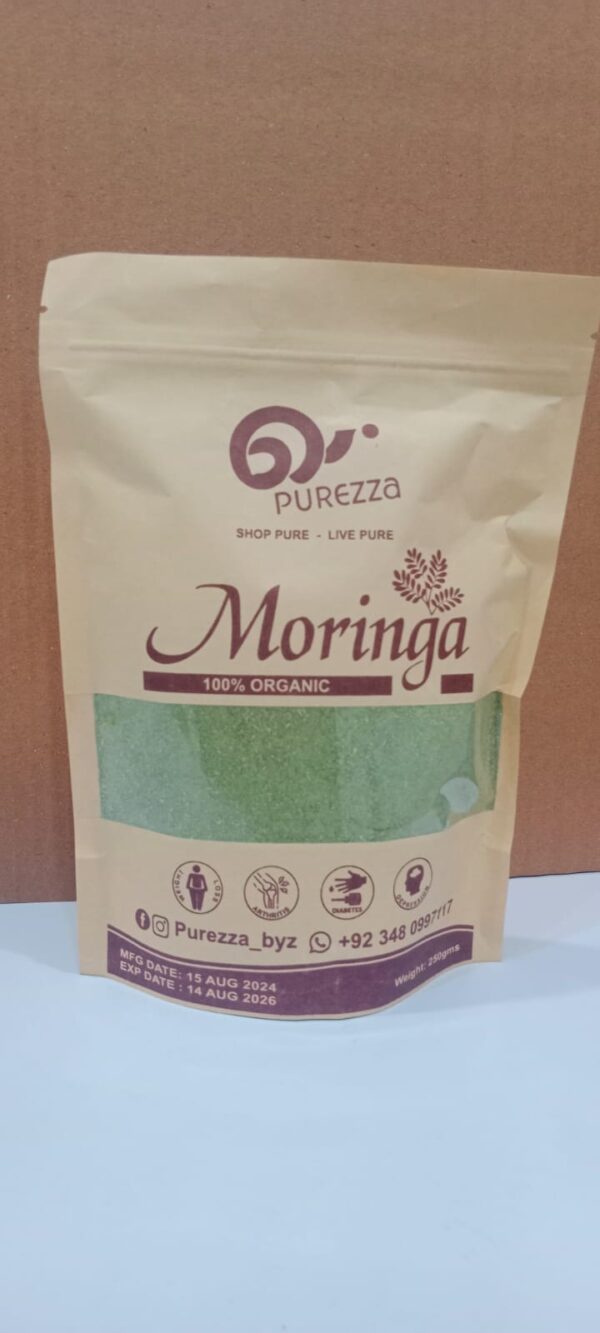 moringa the power of nature with purezza moringa powder (250g) - Image 3
