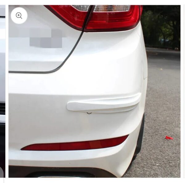 car bumper protector strip guard corner protection strips scratch auto car anti collision car corner bumper (color white) - Image 6