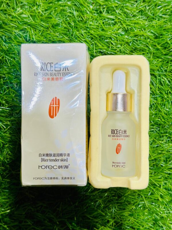 rorec moisturizing anti wrinkle rice face serum for open pores 15ml - Image 2