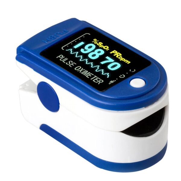 decdeal oled display fingertip oximeter b-lood oxygen pulse rate monitor portable family travel oximeter - Image 4