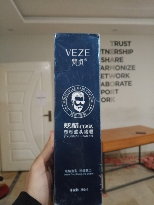 veze styling head oil gel keeps your style in place all day ( 280ml) - Image 2