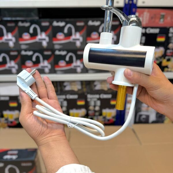 electric water heating faucet tap for kitchens and bathrooms digital temp° display | hot water(without shower ) - Image 4