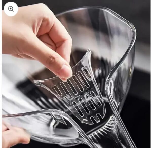 multi-functional drain basket bowl with strainer container, kitchen sink food catcher drainer fruit rinser vegetable washing filter bowl over the sink colander - Image 3