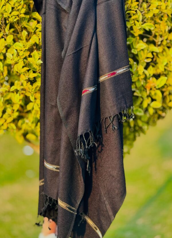 as premium handmade shawls / high quality traditional wool shawl for men - Image 11
